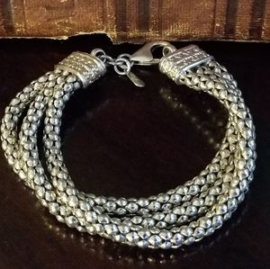 Silpada Sterling Popcorn Bracelet